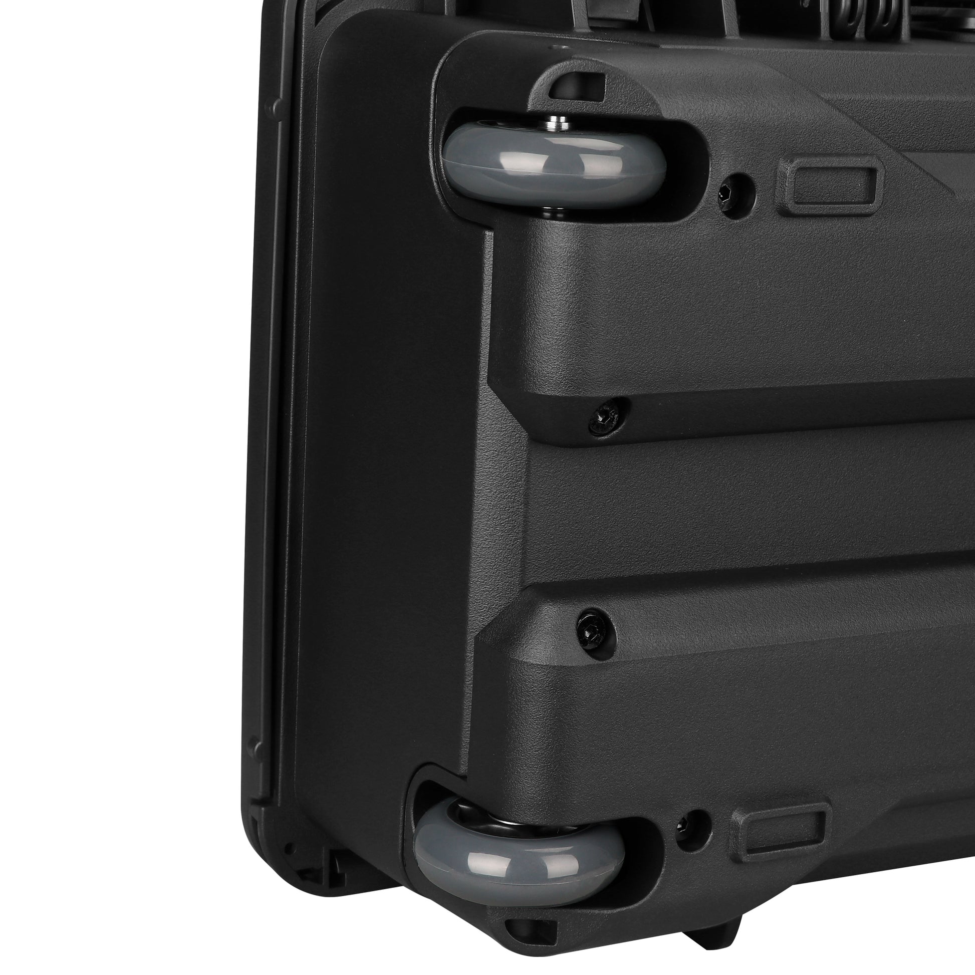 RX-TC5229 Industrial Trolley Protection Case - IP67 Waterproof, Reinforced PP, Shockproof Rolling Box for Professional Equipment and Drones. (Angle 8 - Rhinovo Heavy Duty Case)